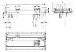 Мостовые краны электрические ЗПТО Кран мостовой металлургический ковочный