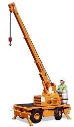Кран на короткобазовом шасси Broderson IC-20