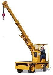 Кран на короткобазовом шасси Broderson IC-25