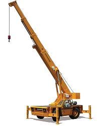 Кран на короткобазовом шасси Broderson IC-250