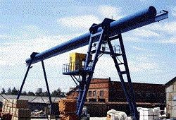 Козловые краны Объединенные заводы ПТО Краны козловые электрические двухконсольные однобалочные