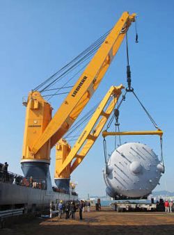 Судовые краны Liebherr CBB 450