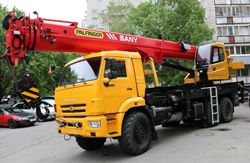 Автокраны Palfinger Sany КС-5573А