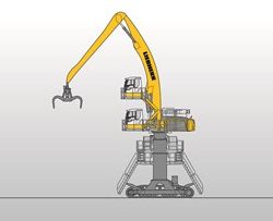 Перегружатели металлолома Liebherr LH 80 C Gantry Industry Litronic