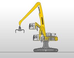 Перегружатели металлолома Liebherr LH 80 C High Rise Industry Litronic