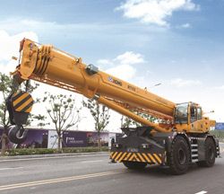 Кран на короткобазовом шасси XCMG RT60