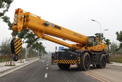 Кран на короткобазовом шасси XCMG RT120E