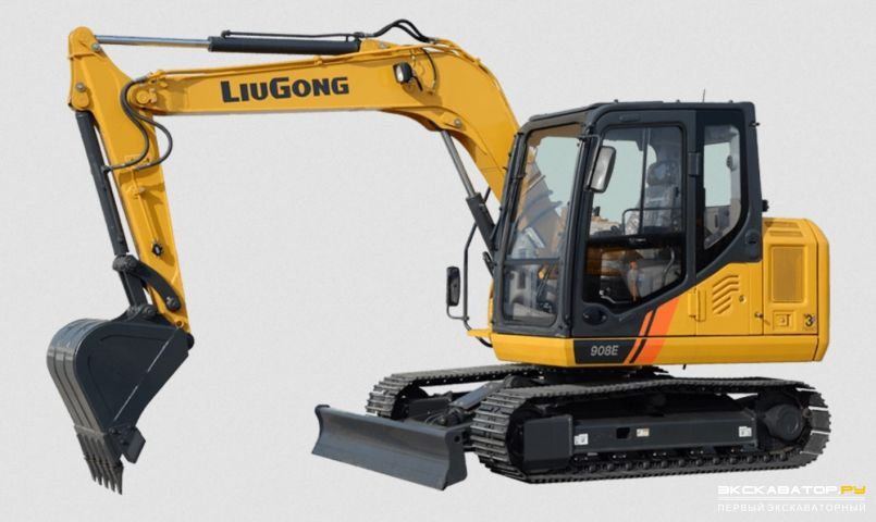 Мини-экскаваторы гусеничные LiuGong CLG908E