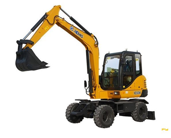 Мини-экскаваторы колесные XCMG XE60WB