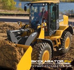 Фронтальные погрузчики колесные John Deere 524K High-Lift Waste Handler