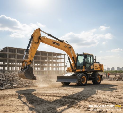 Колесные экскаваторы XCMG XE180WD