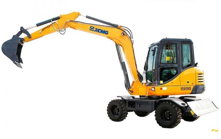 Мини-экскаваторы колесные XCMG XE60WD