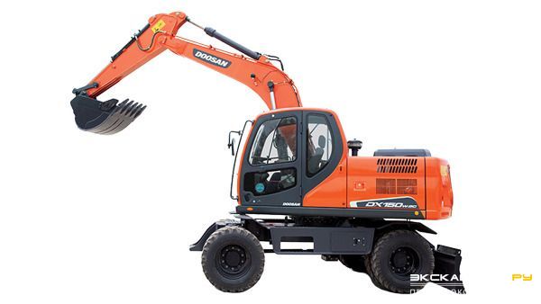 Колесные экскаваторы Develon DX150W-7B
