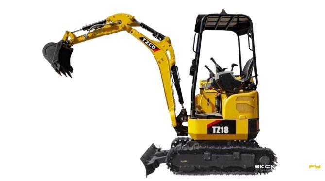 Мини-экскаваторы гусеничные TZCO TZ18