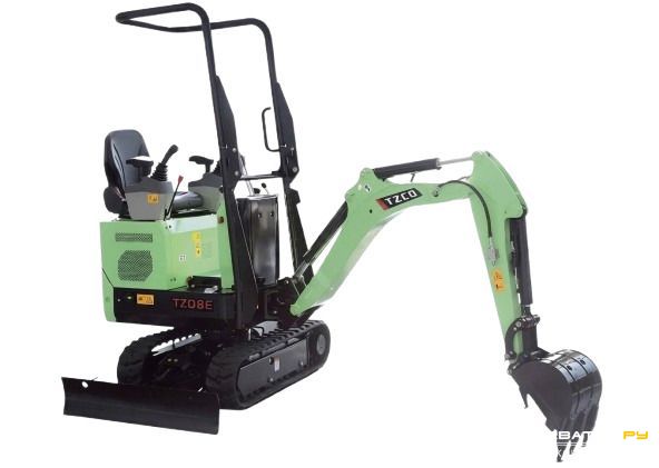 Мини-экскаваторы гусеничные TZCO TZ08E