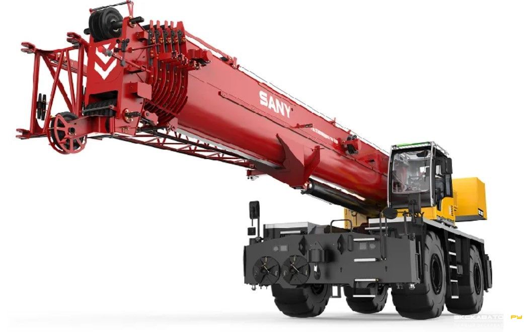Кран на короткобазовом шасси Sany SRC1100T