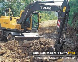 Колесные экскаваторы Volvo EW145B